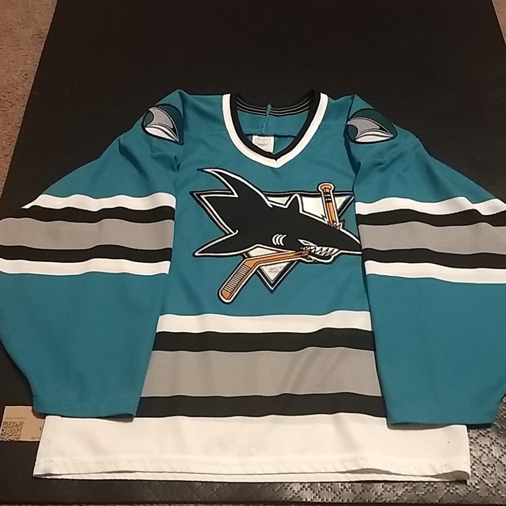 San Jose Sharks CCM Maska Air Knit Jersey